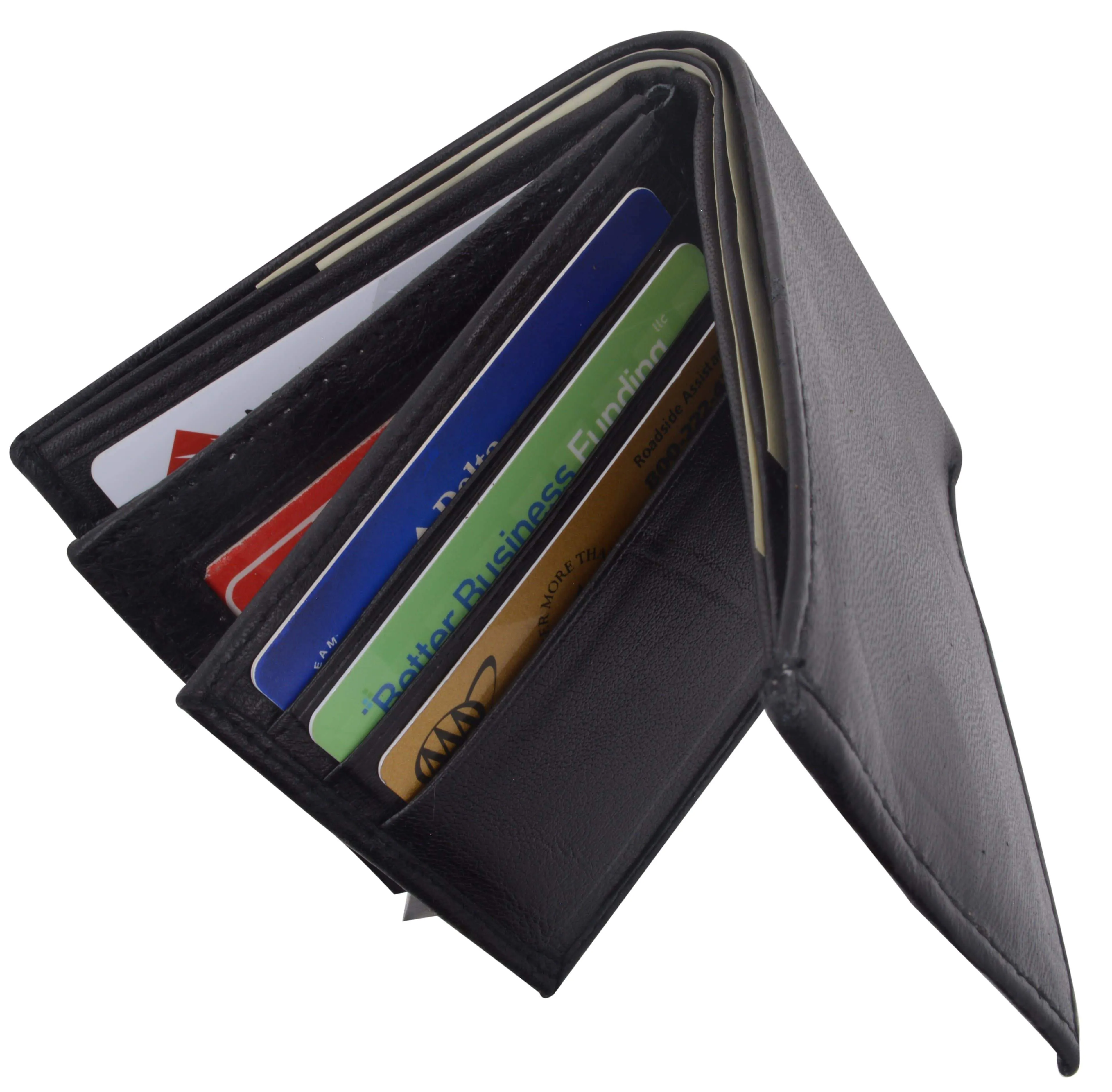 Men's Genuine Lamb Leather Multi Pocket Wallet 1852