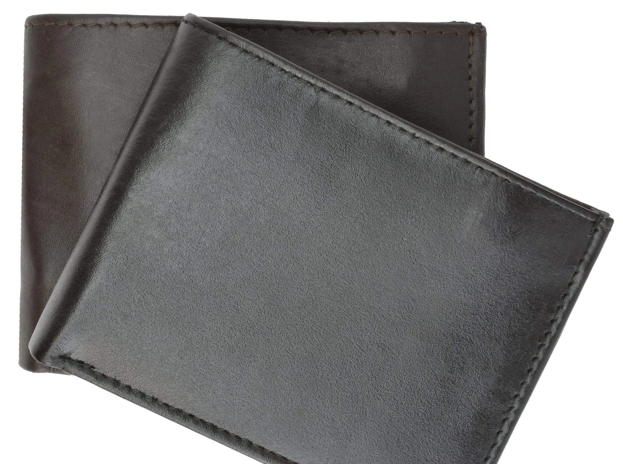 Men's Genuine Lamb Leather Multi Pocket Wallet 1852