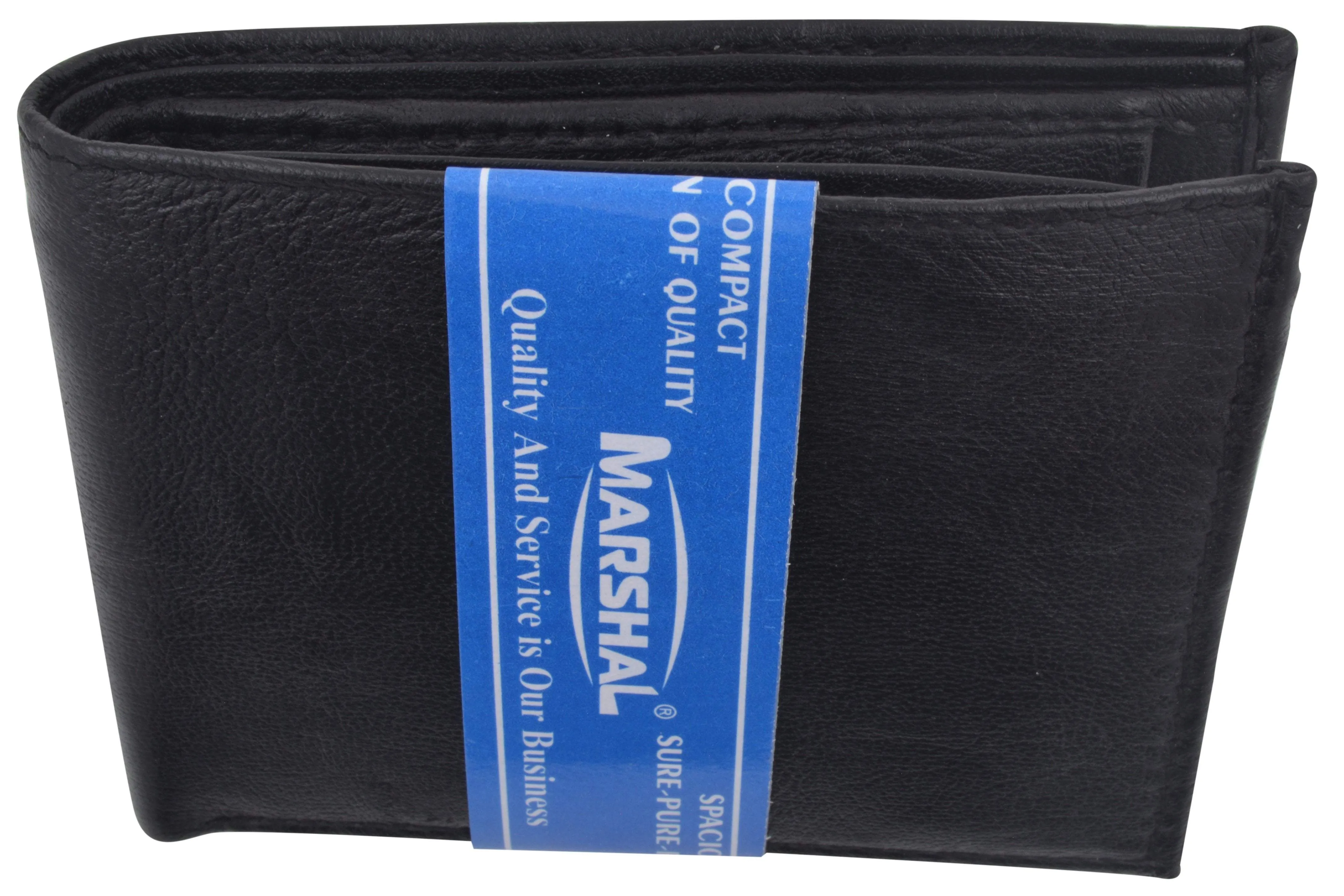 Mens Leather Change Pocket Bifold Wallet 1150