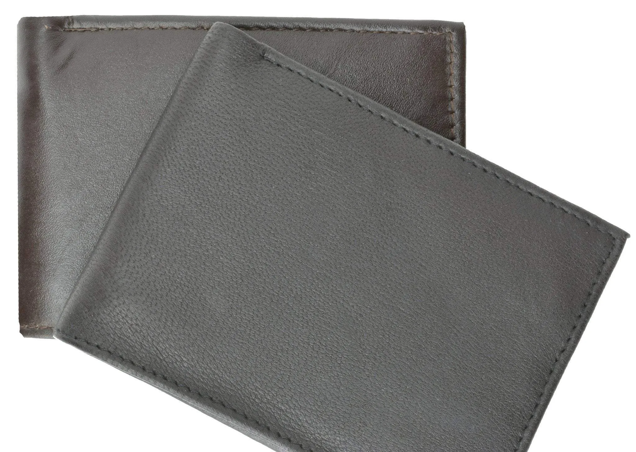 Mens Leather Change Pocket Bifold Wallet 1150