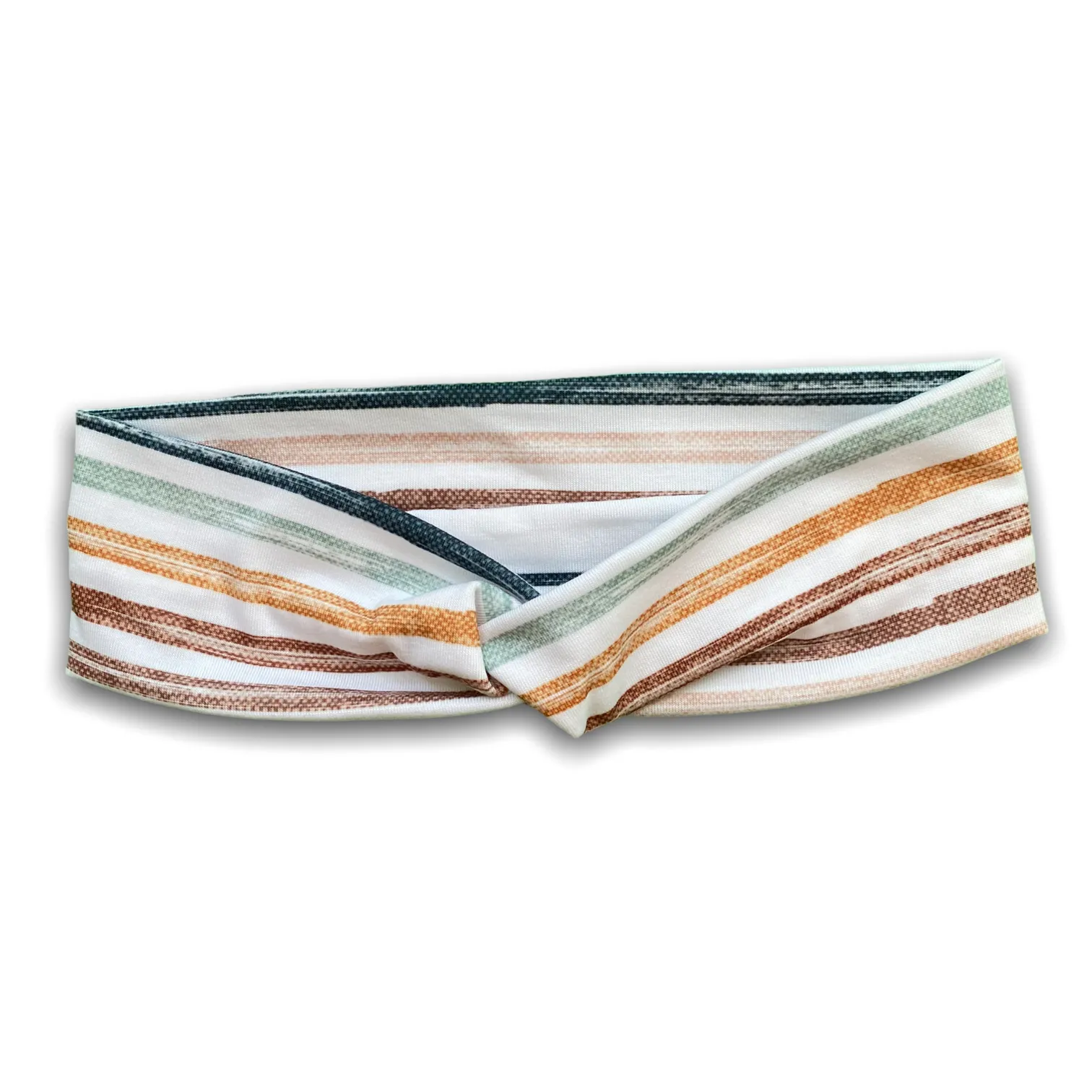 Mocha Stripes Knotties Headband