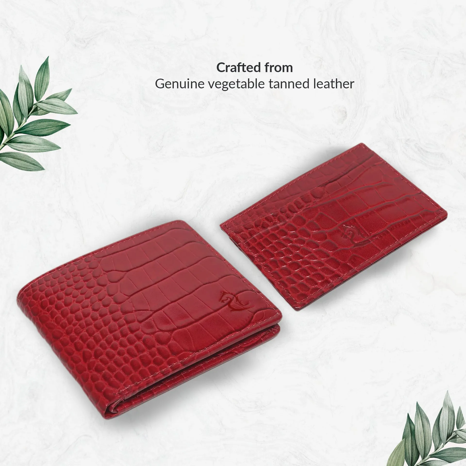 Navy 10148 Wallet & 10119 Cardholder Combo for Men
