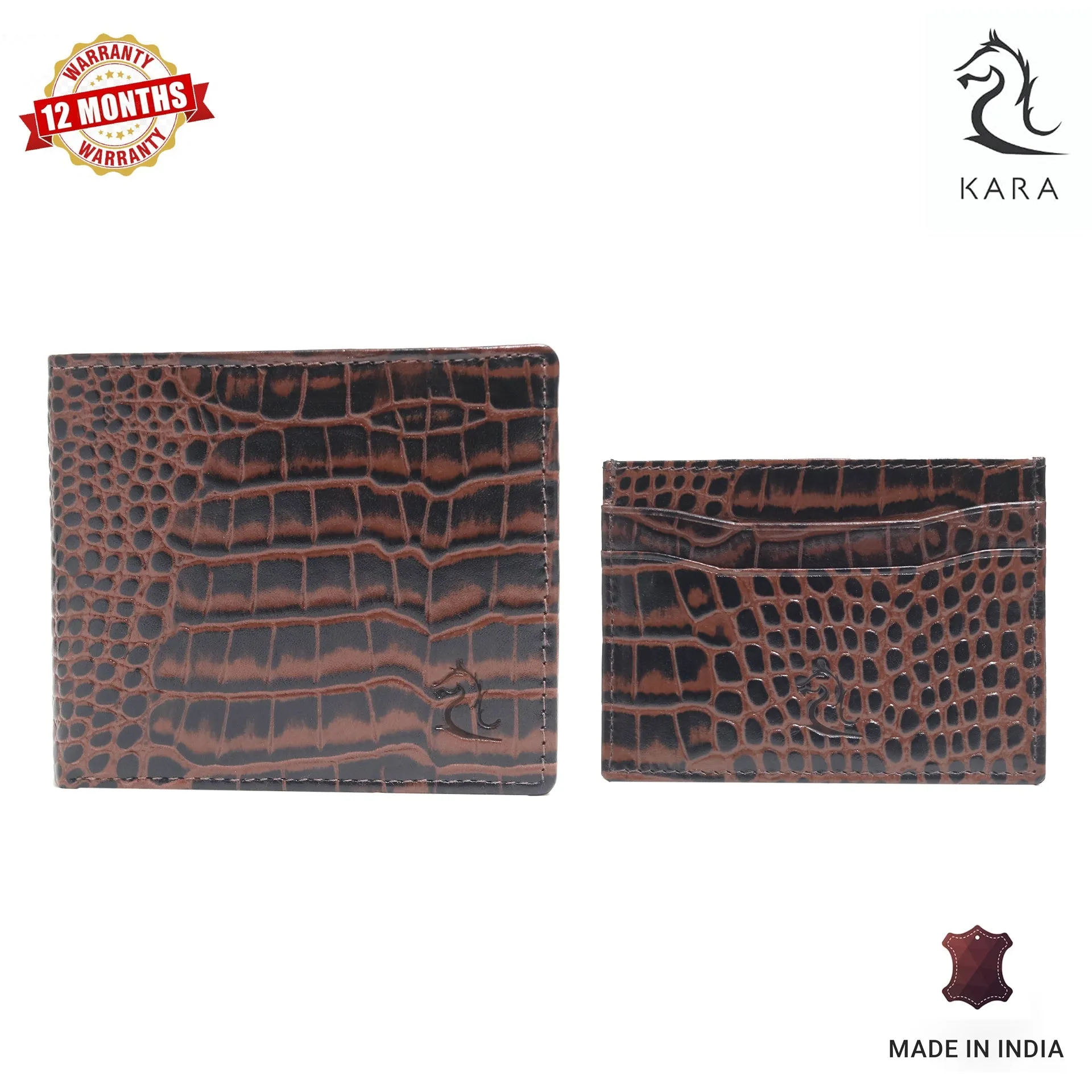 Navy 10148 Wallet & 10119 Cardholder Combo for Men