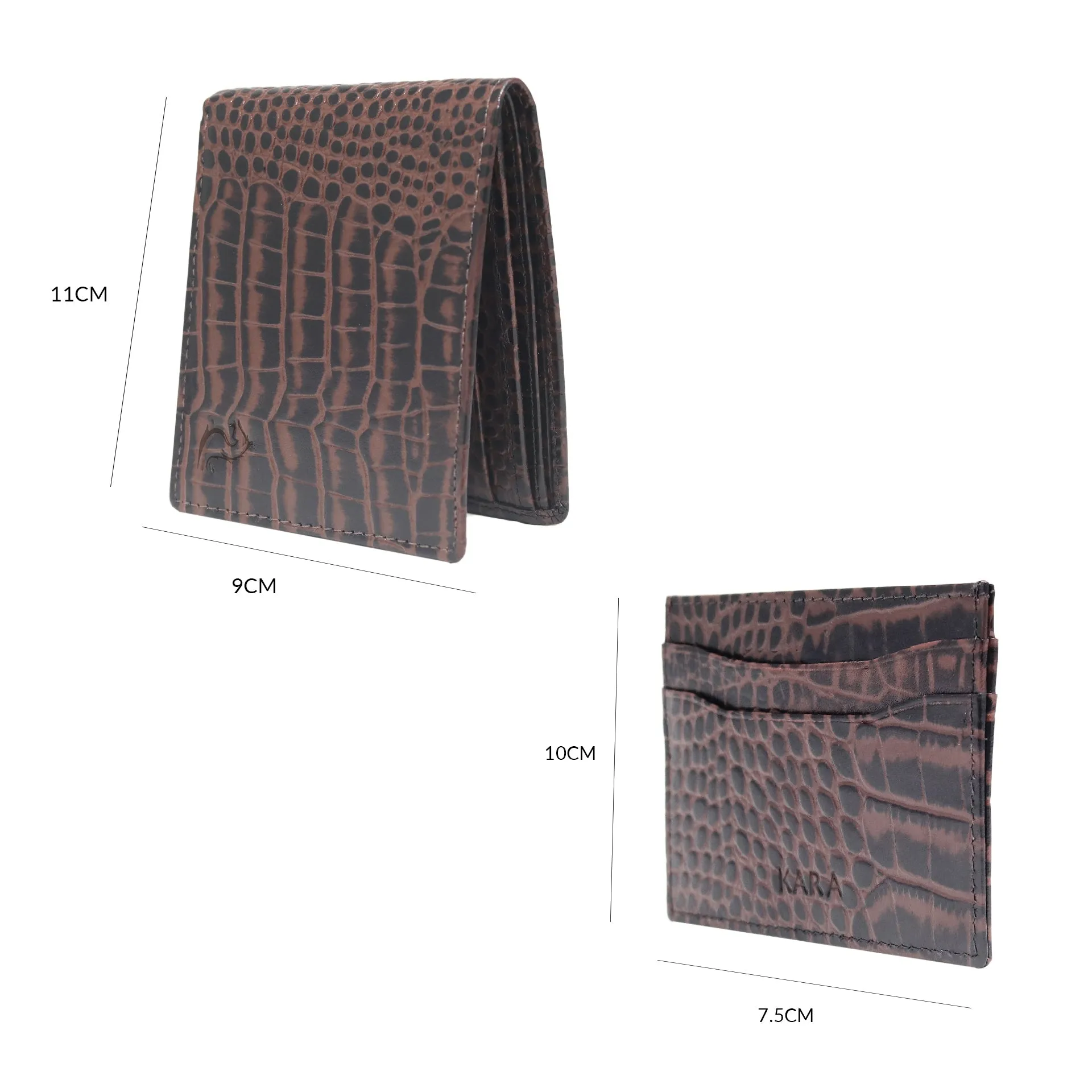 Navy 10148 Wallet & 10119 Cardholder Combo for Men