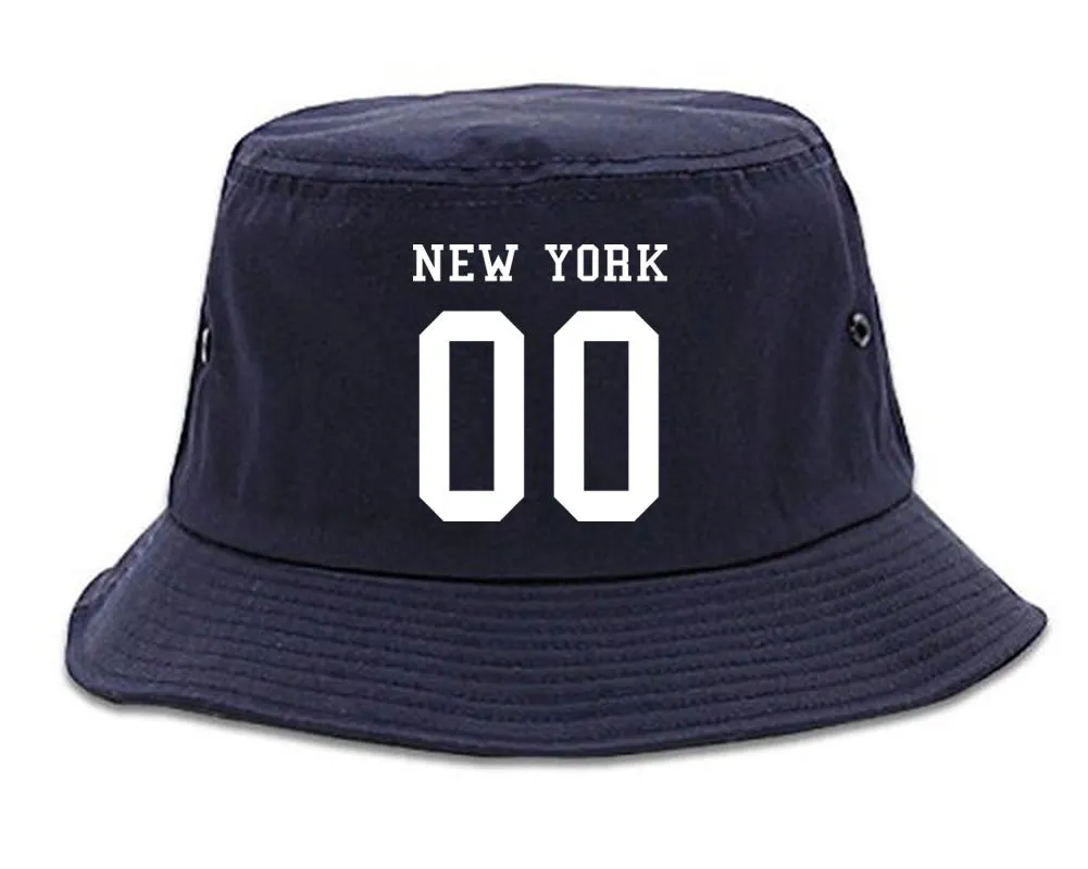 New York Team 00 Jersey Bucket Hat