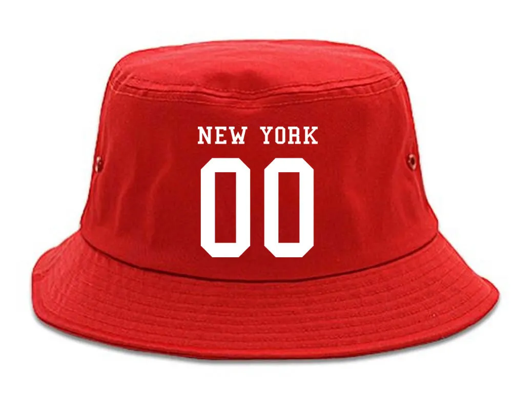 New York Team 00 Jersey Bucket Hat