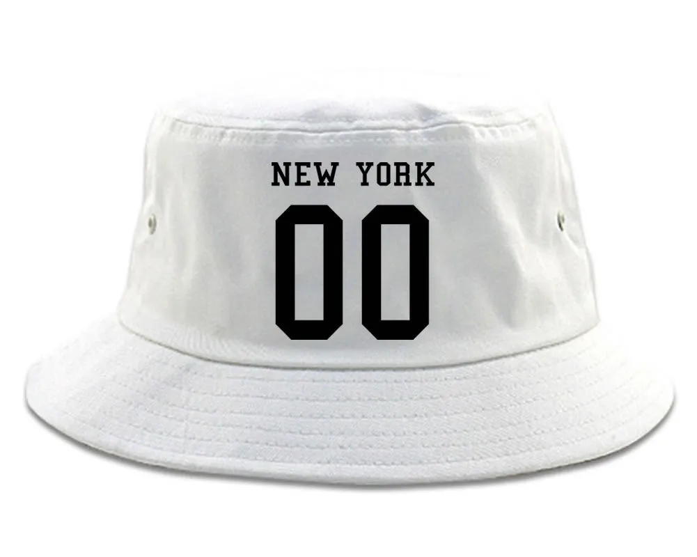 New York Team 00 Jersey Bucket Hat