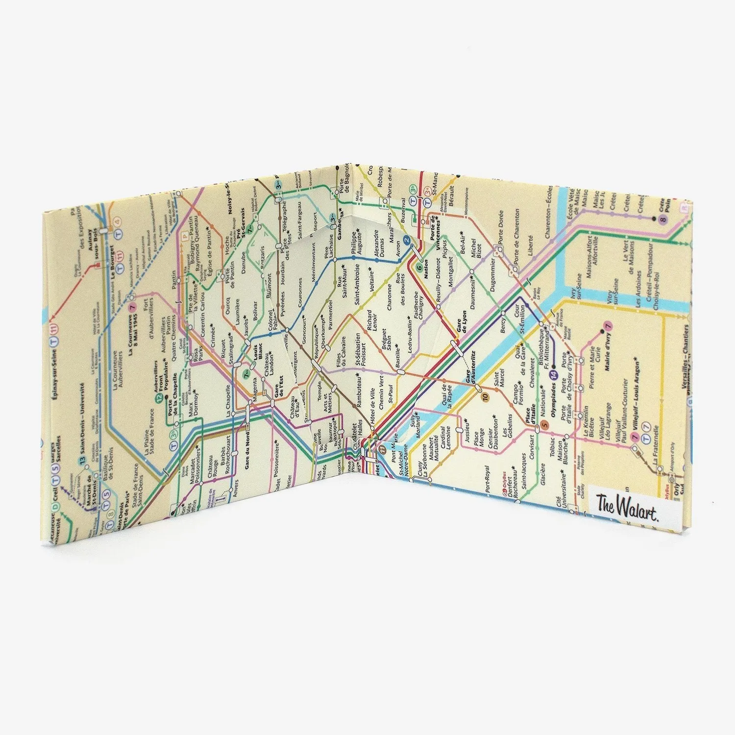 Paris Metro Bifold Wallet