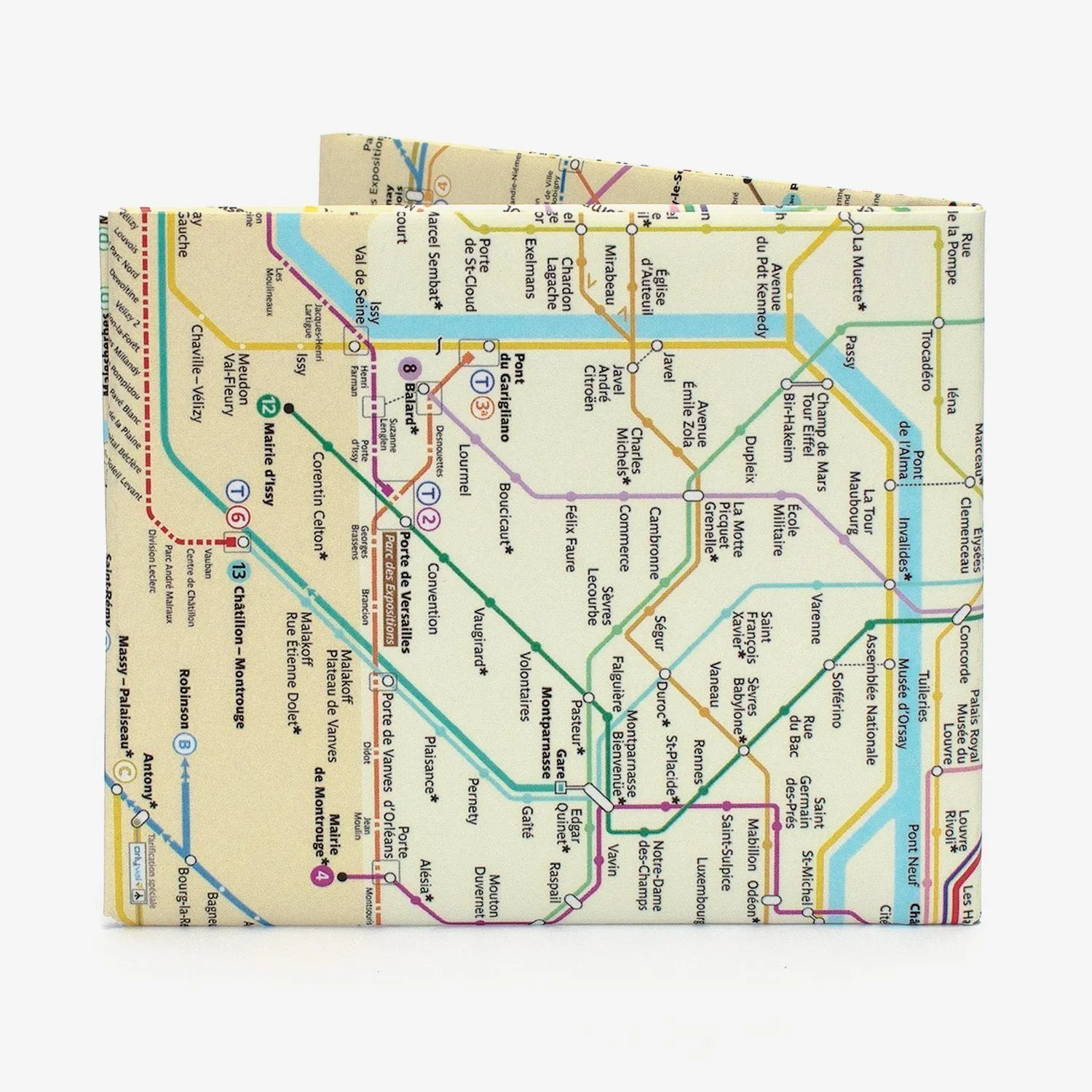 Paris Metro Bifold Wallet