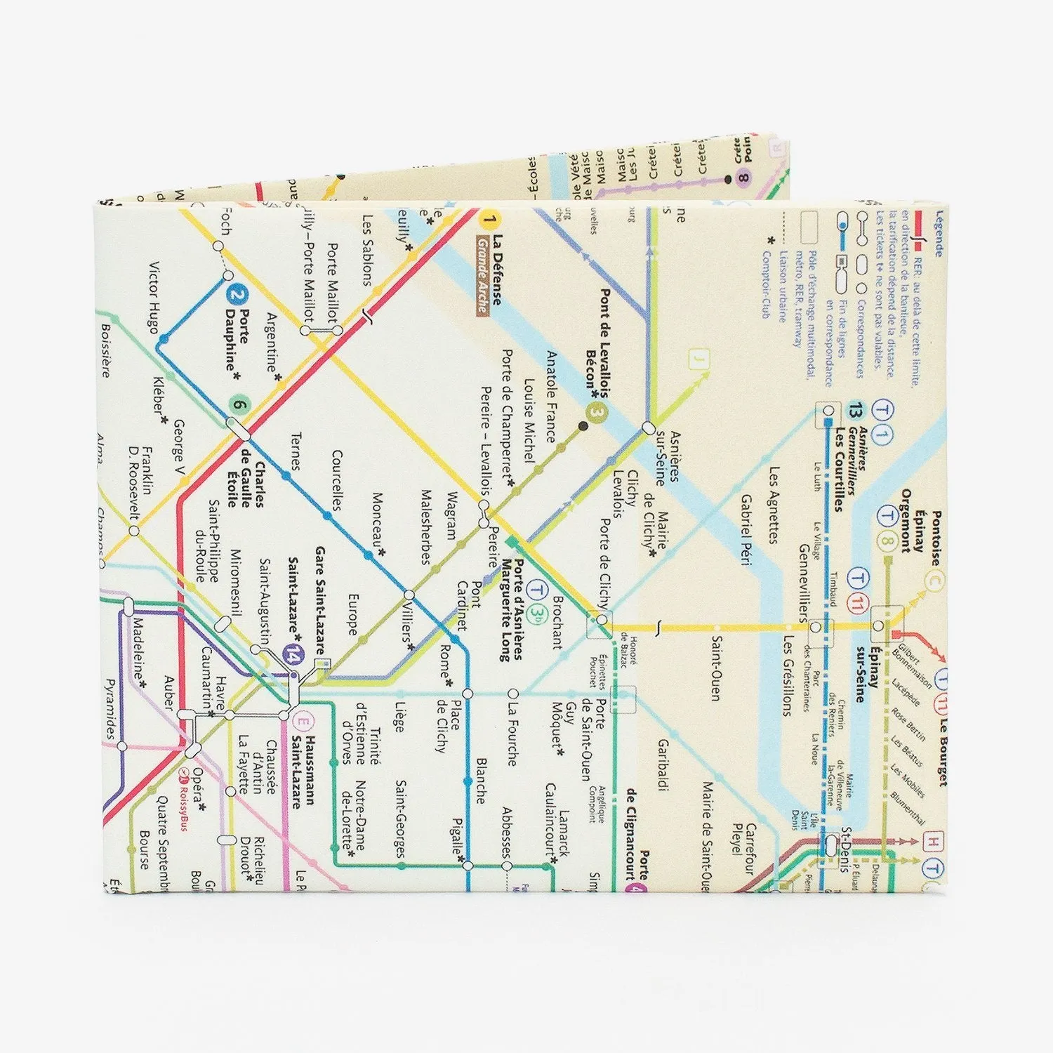 Paris Metro Bifold Wallet