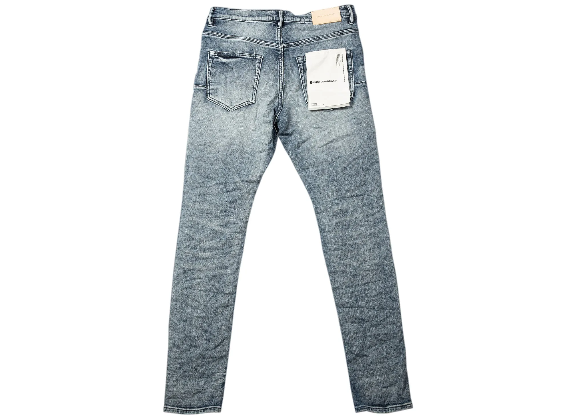 Purple Brand Faded Blue Distressed Jeans