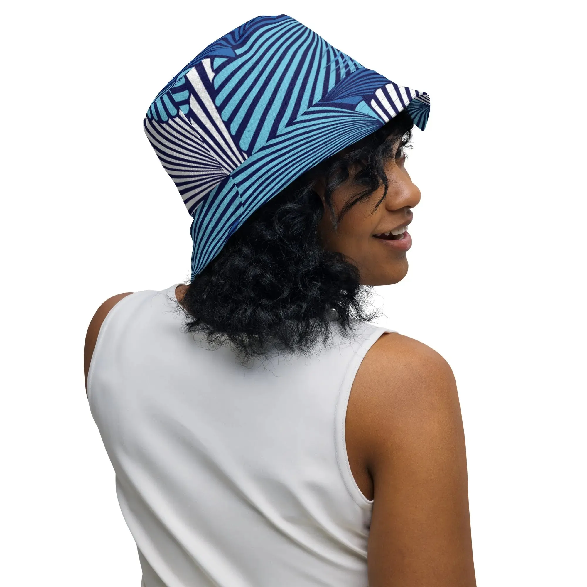 "Cat Lovers" Collection - Reversible Bucket Hat with Kitty
