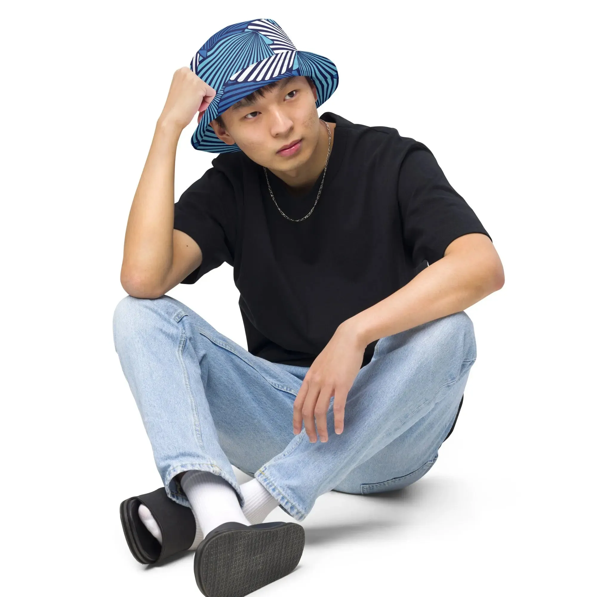 "Cat Lovers" Collection - Reversible Bucket Hat with Kitty