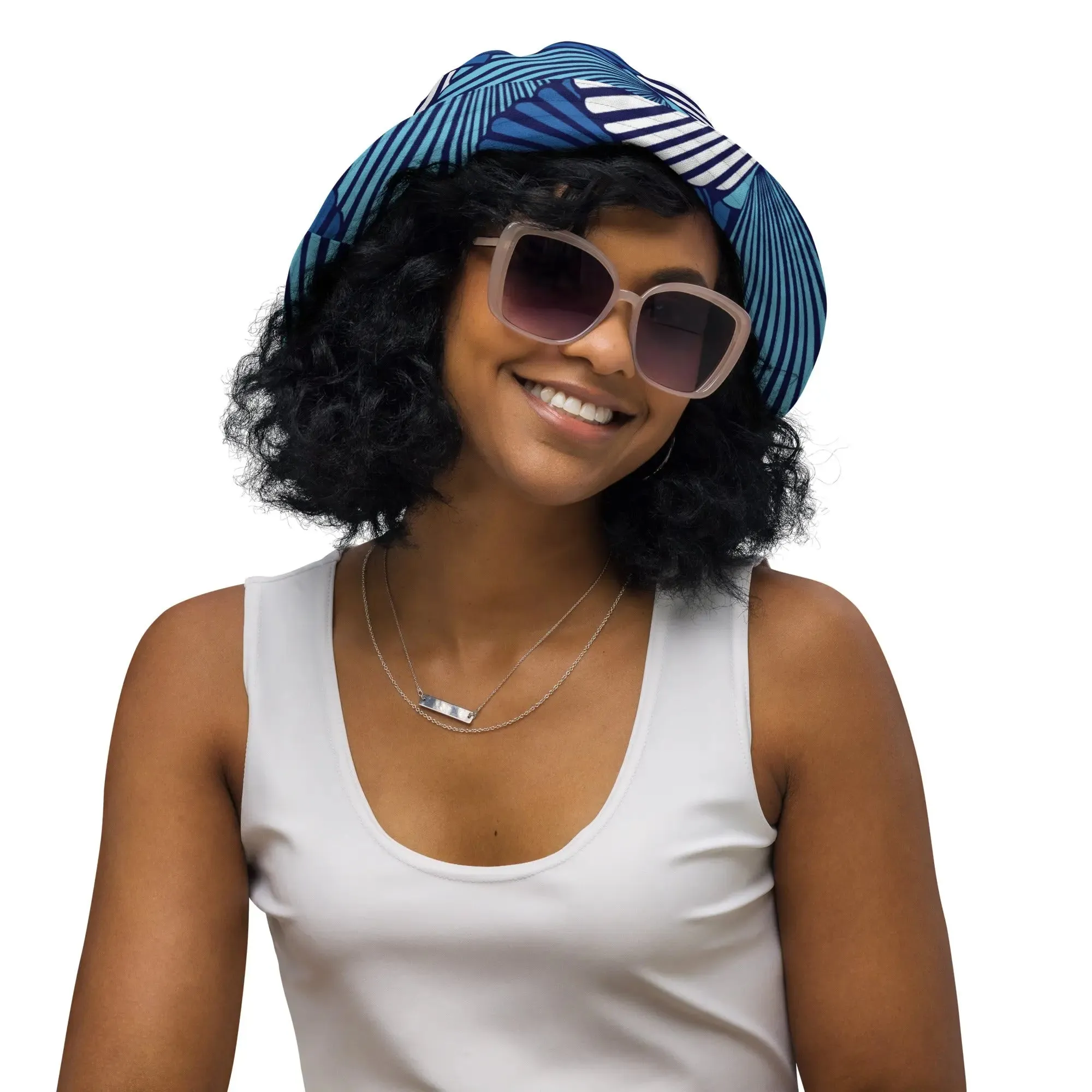 "Cat Lovers" Collection - Reversible Bucket Hat with Kitty