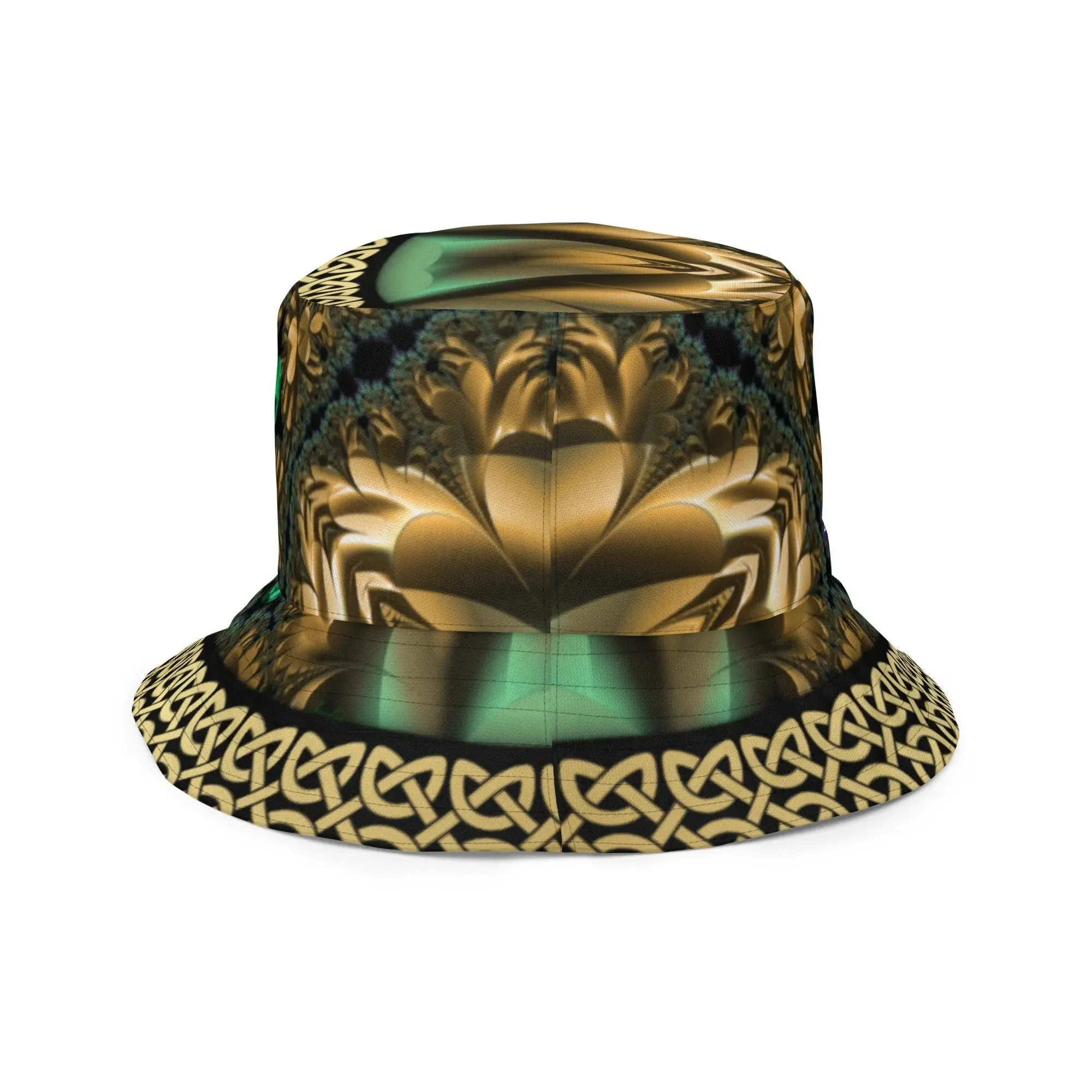 "Salutary Glow" Collection - Black Reversible Bucket Hat