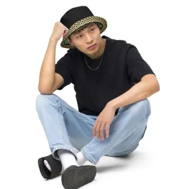 "Salutary Glow" Collection - Black Reversible Bucket Hat