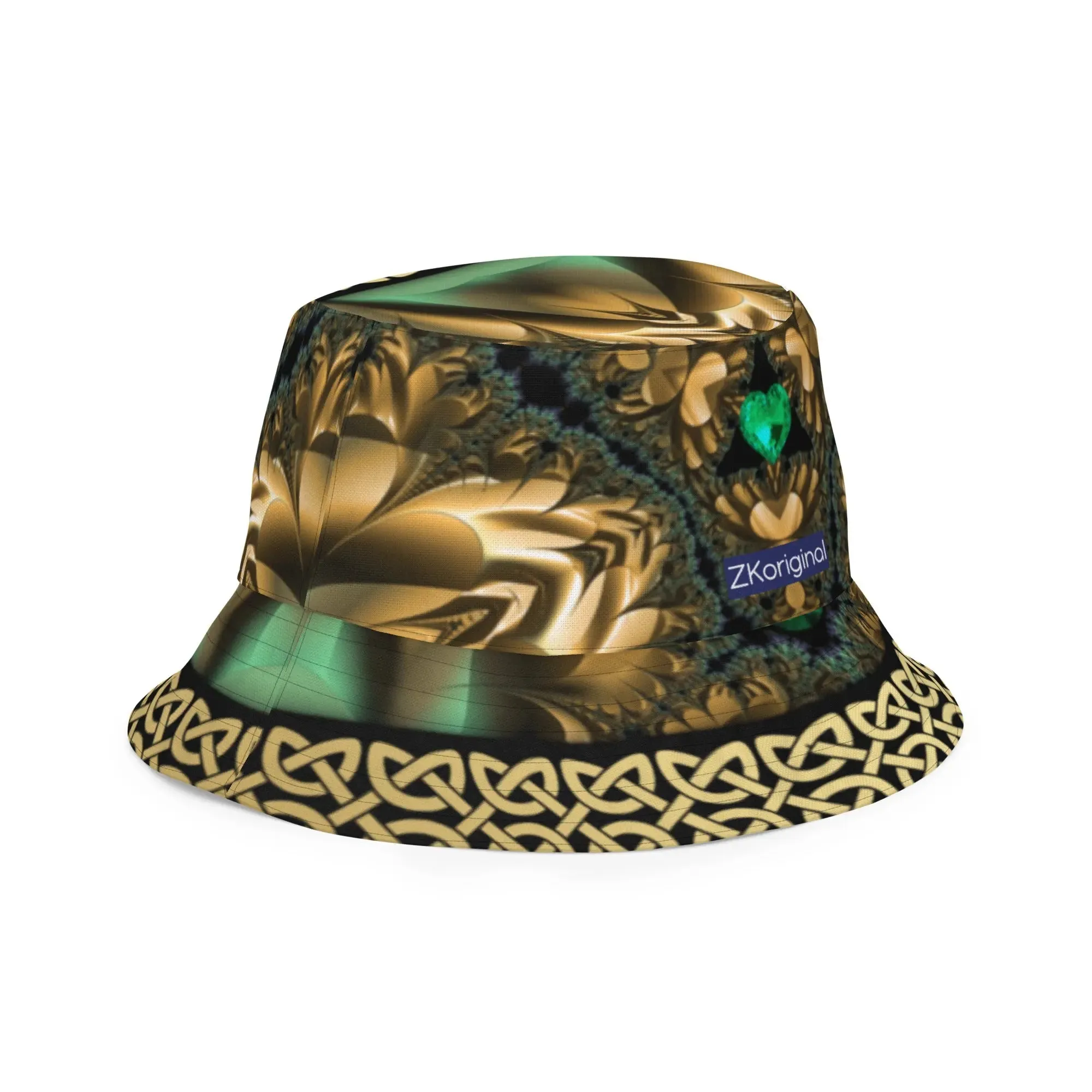 "Salutary Glow" Collection - Black Reversible Bucket Hat