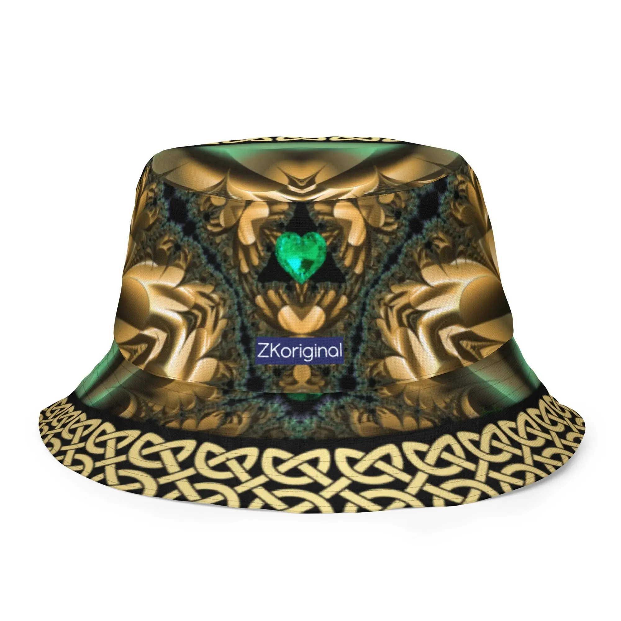 "Salutary Glow" Collection - Black Reversible Bucket Hat