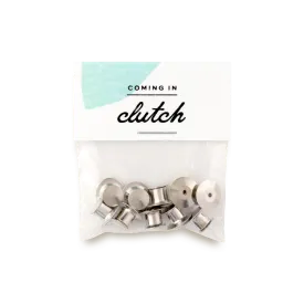 Replacement Clutches · Military Locking, Silver