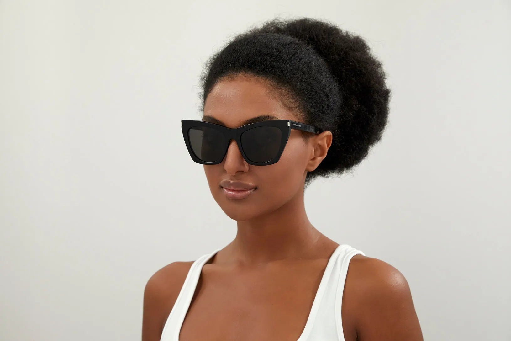 Saint Laurent Sun SL 214 Kate 001 - As Seen On Charlize Theron & Olivia Attwood