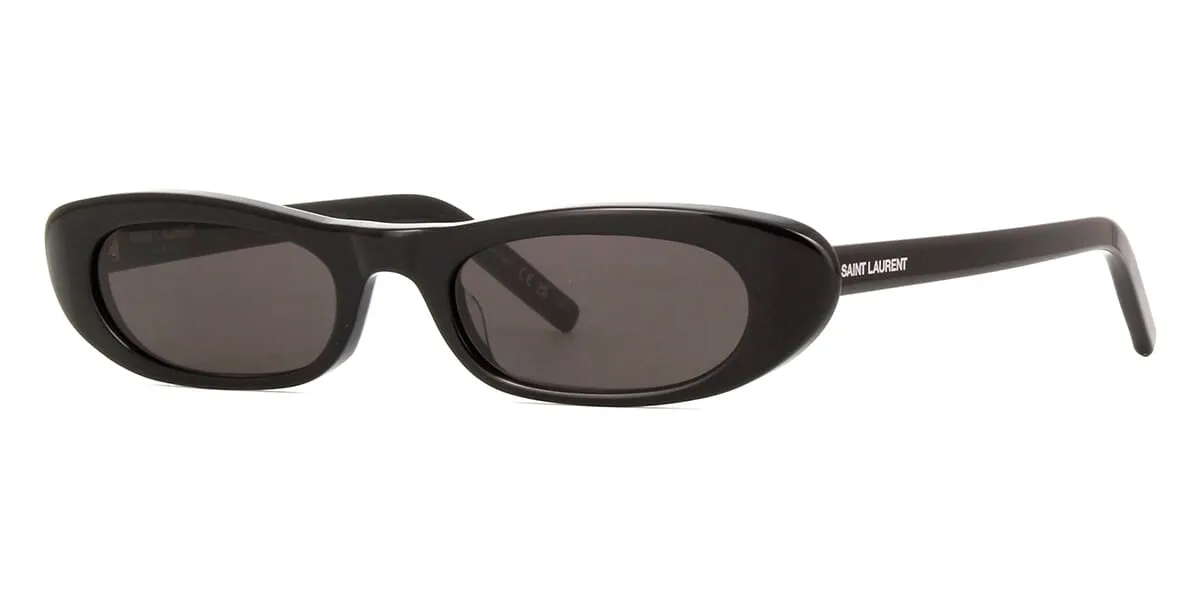Saint Laurent Sun SL 557 Shade 001 - As Seen On Hailey Bieber & Usher