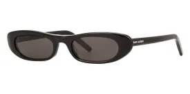 Saint Laurent Sun SL 557 Shade 001 - As Seen On Hailey Bieber & Usher