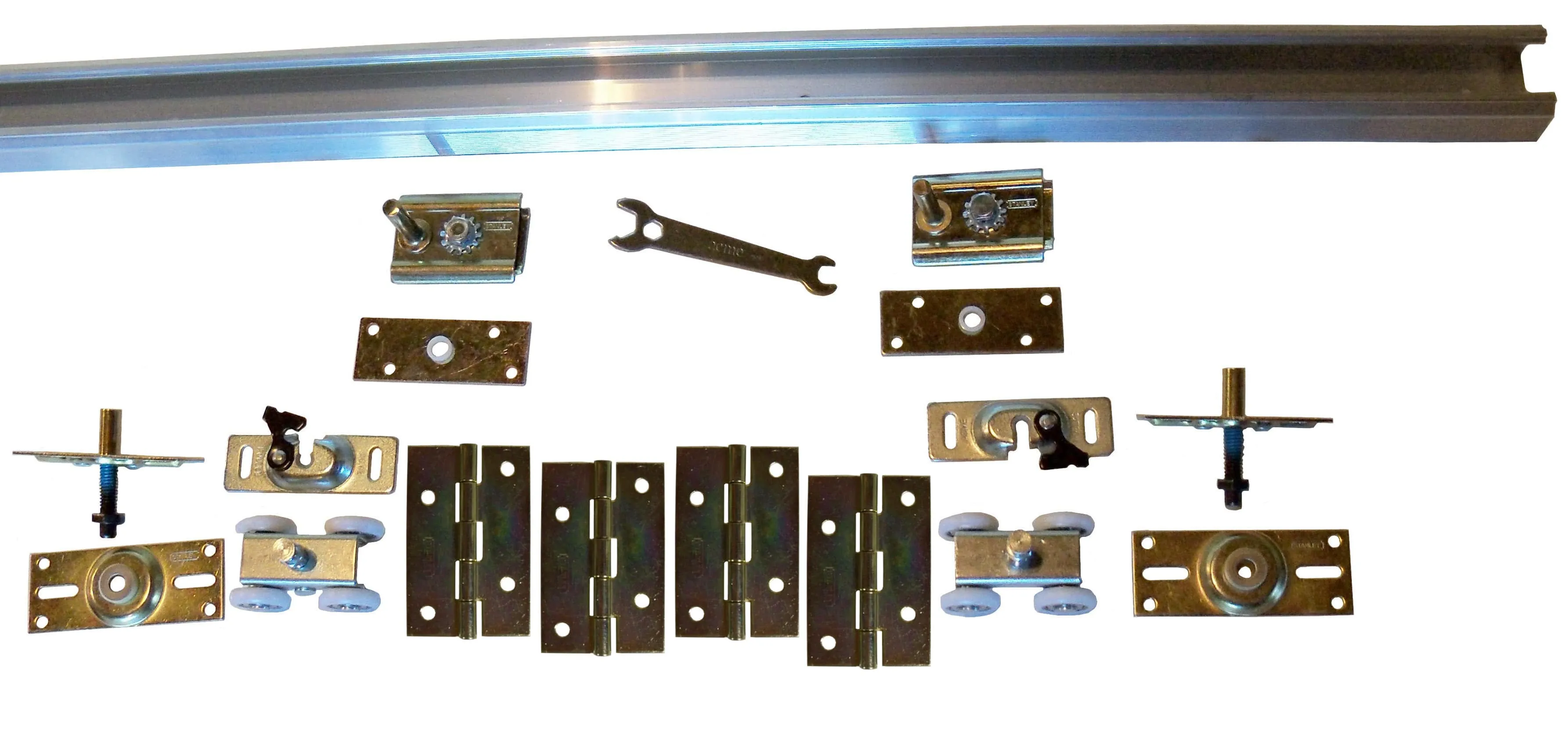 Series 1 HBP Bifold Track and Hardware Kits- 4- Wheel Roller