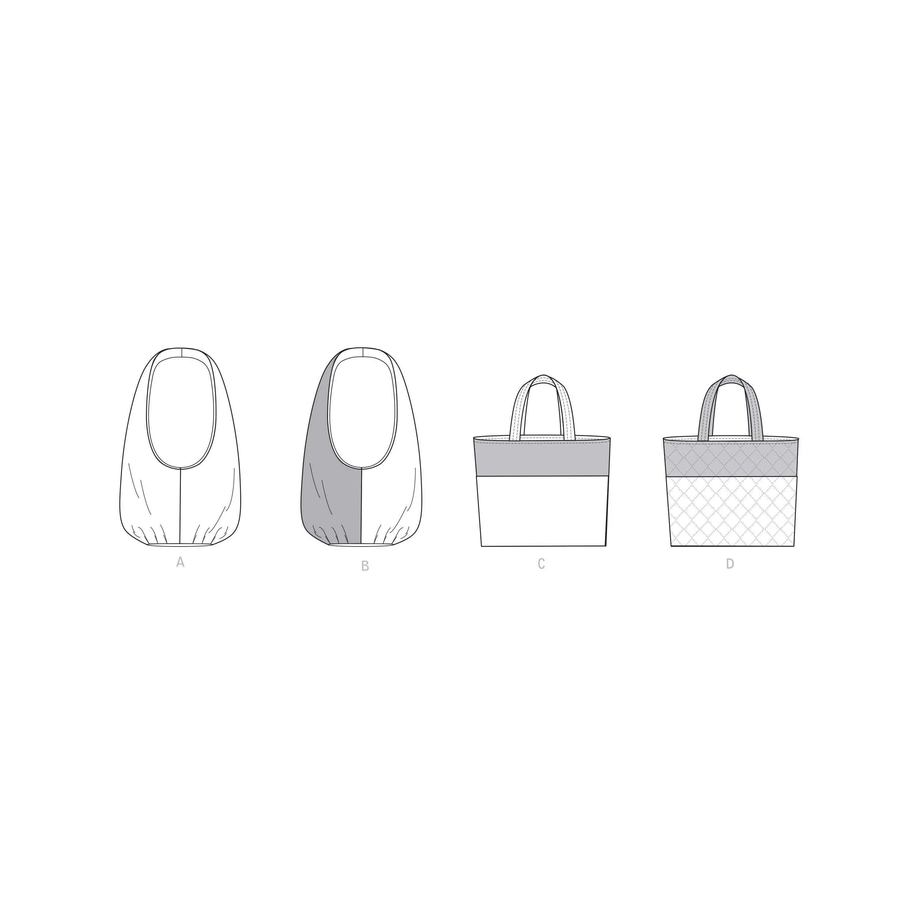 Simplicity Sewing Pattern 9298 Market Tote Bags