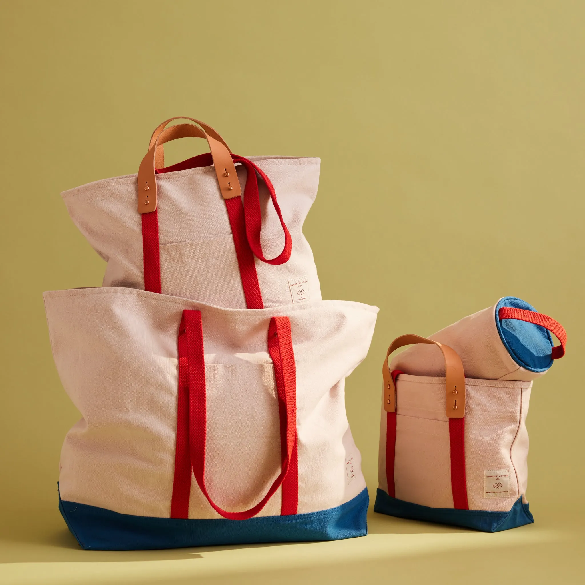 Small Zipper Tote | Sky
