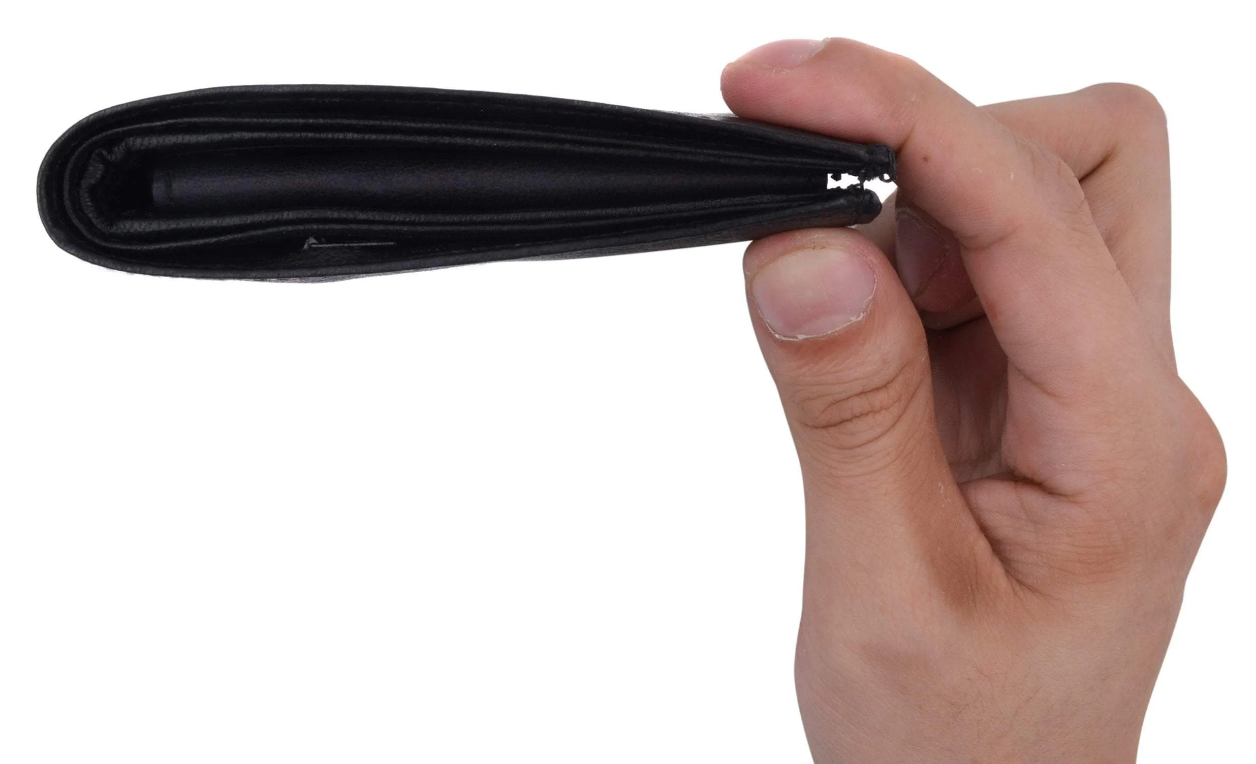 Soft Lambskin Leather Bifold Wallet W/Removable ID 533