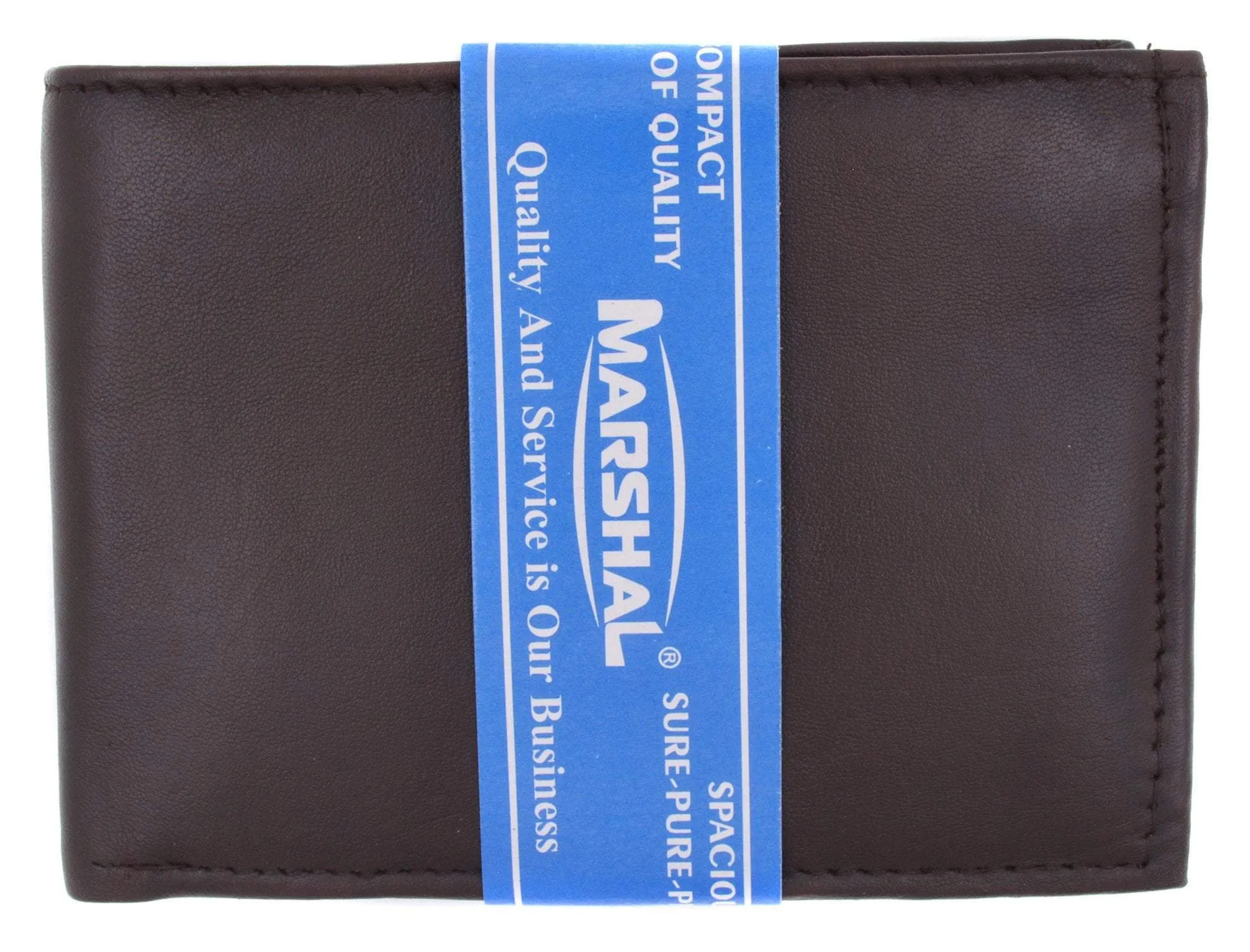 Soft Lambskin Leather Bifold Wallet W/Removable ID 533