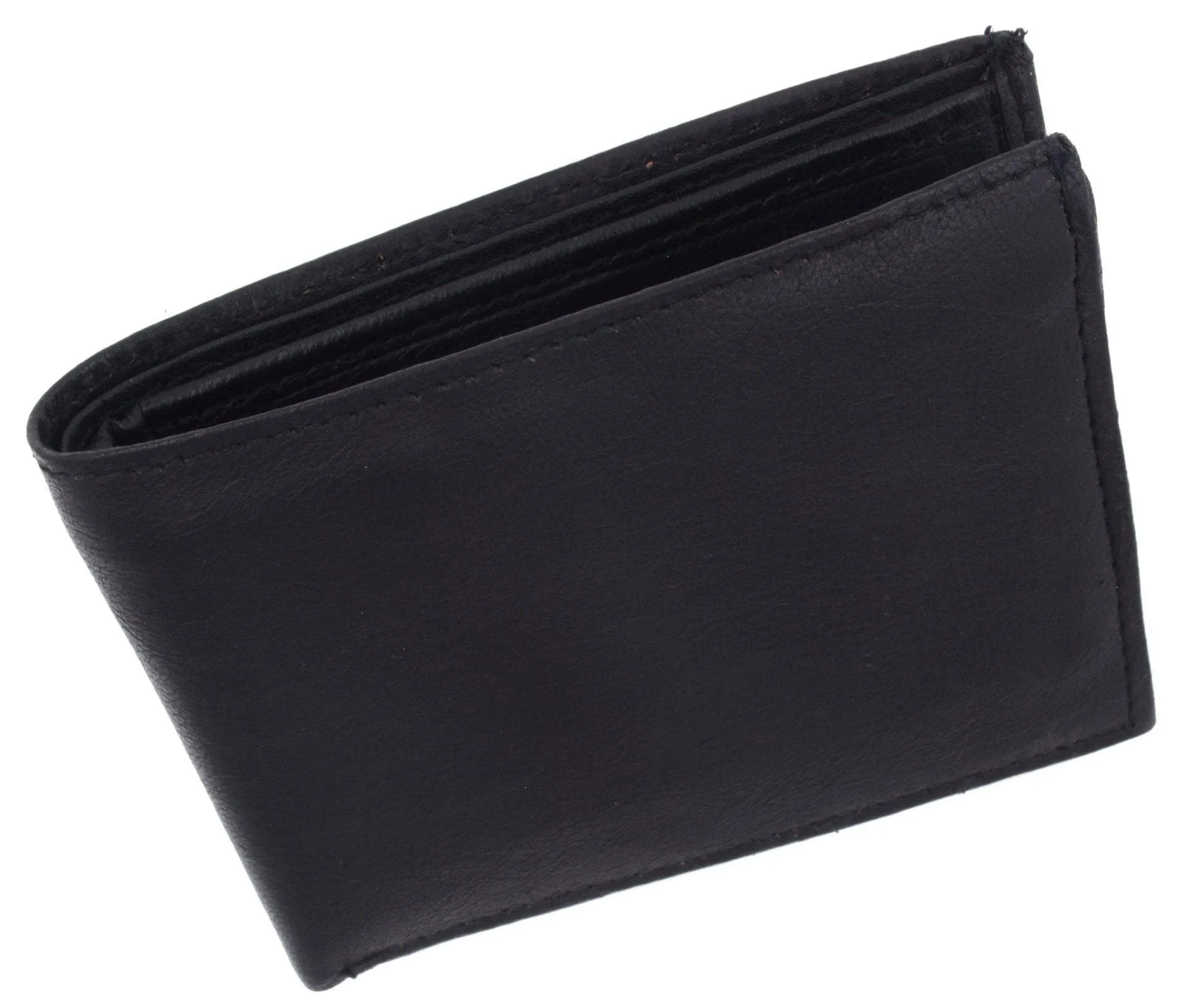 Soft Lambskin Leather Bifold Wallet W/Removable ID 533