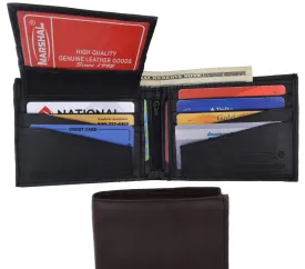 Soft Lambskin Leather Bifold Wallet W/Removable ID 533