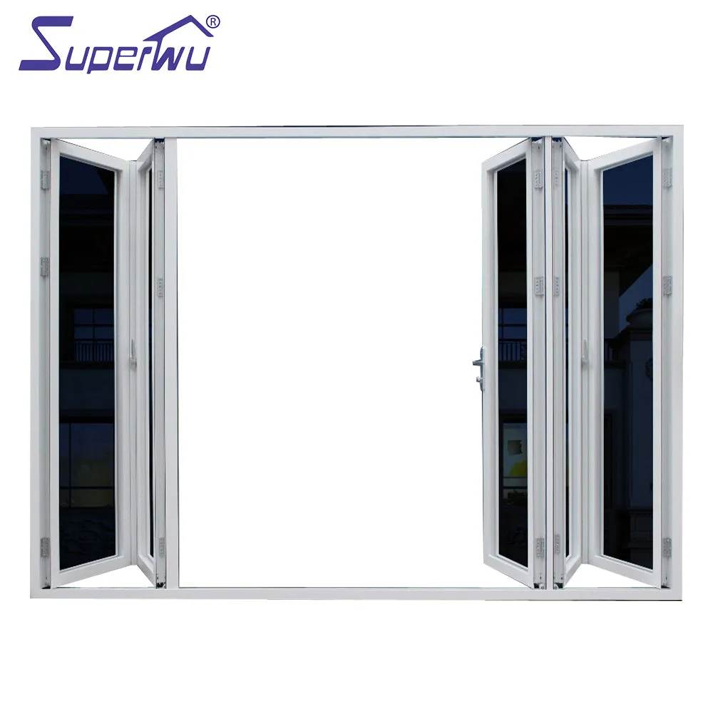 Superhouse American standard aluminum pella curved folding doors grill