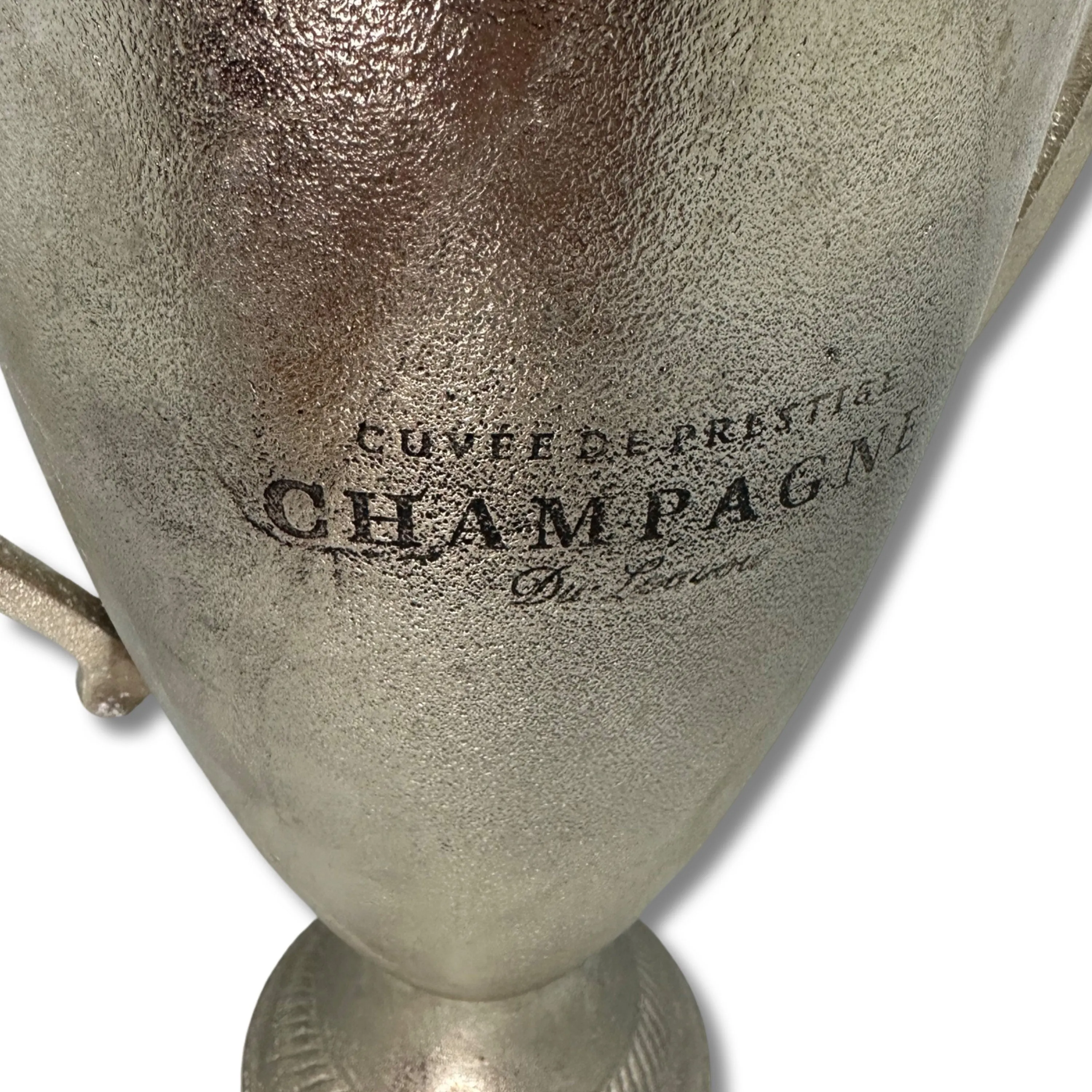 The Champion ~ Trophy Solid Cast Engraved Champagne Ice Bucket | Wine Cooler | Birthday Present | Euro 2024