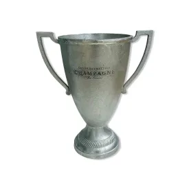 The Champion ~ Trophy Solid Cast Engraved Champagne Ice Bucket | Wine Cooler | Birthday Present | Euro 2024