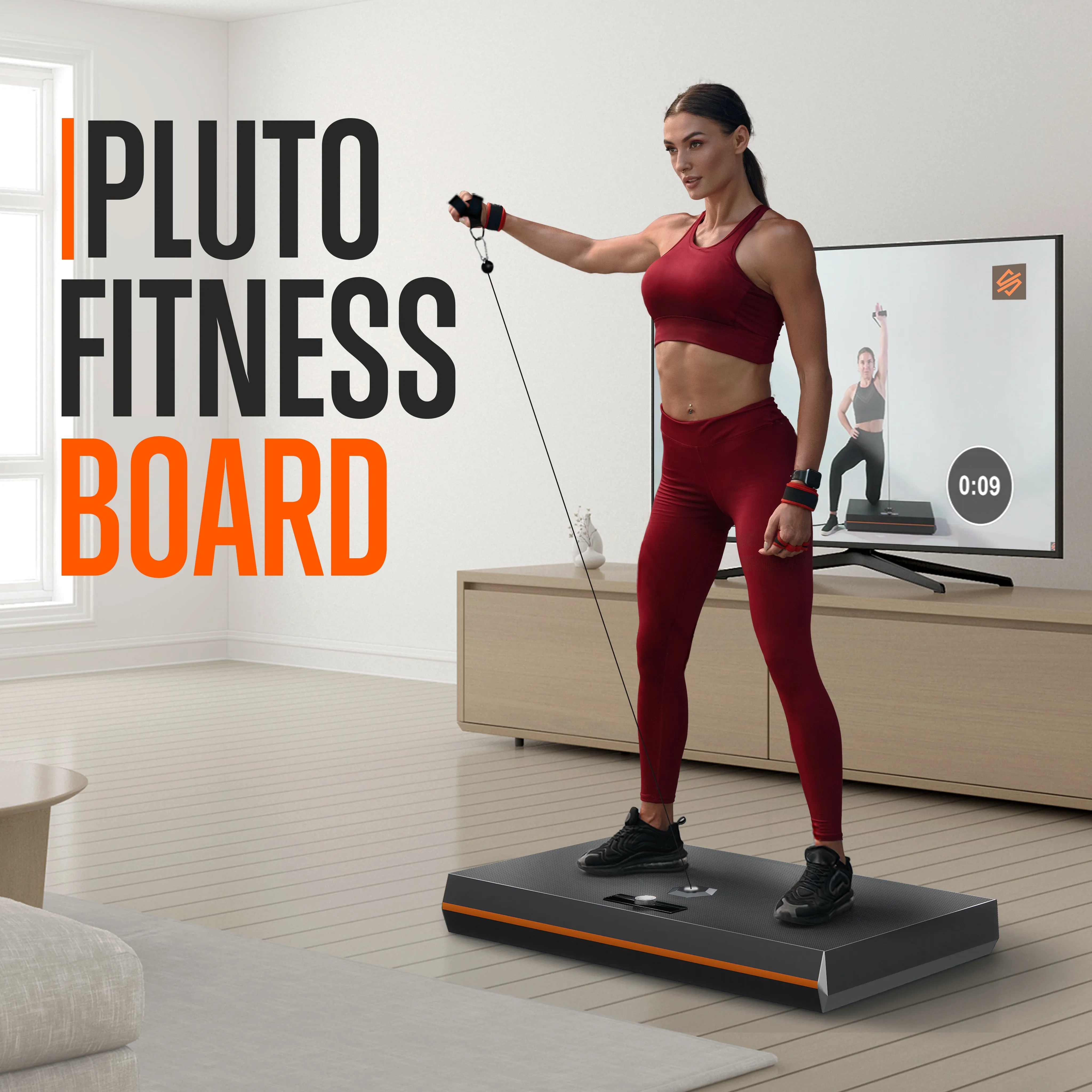 The Pluto Board Smart At Home Cable Gym