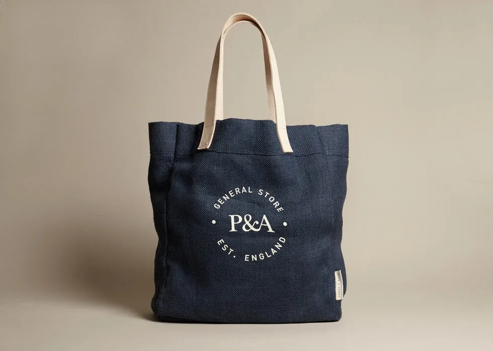 Totes: Navy Jute
