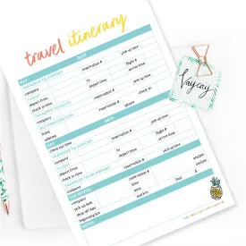 Travel Itinerary