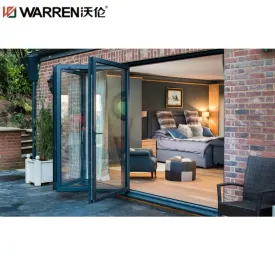 Warren 32 Bifold Door Used Bifold Doors Black Accordion Doors Folding Glass Aluminum Patio