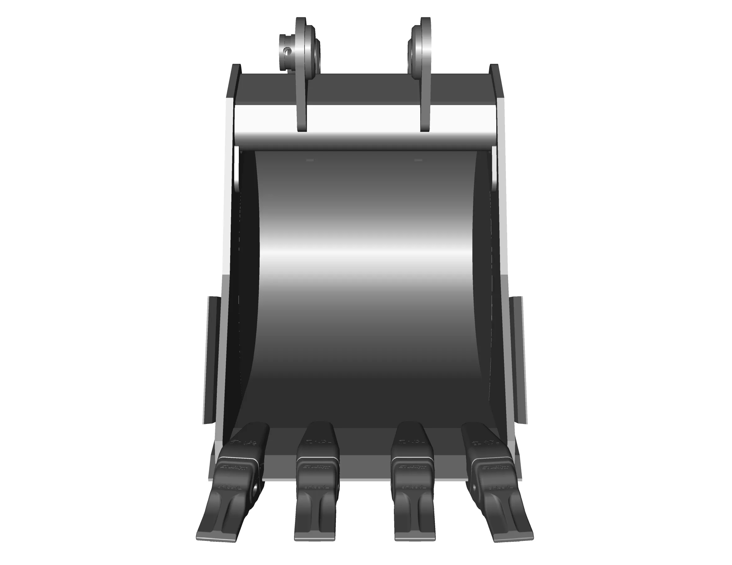 WERK-BRAU Coral Rock Bucket for 2,150 - 4,900 lbs. Excavators. (Mini 76)