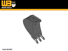 WERK-BRAU KLAC Bucket for excavators 7,500 - 11,000 lbs. Excavators (Mini 15)