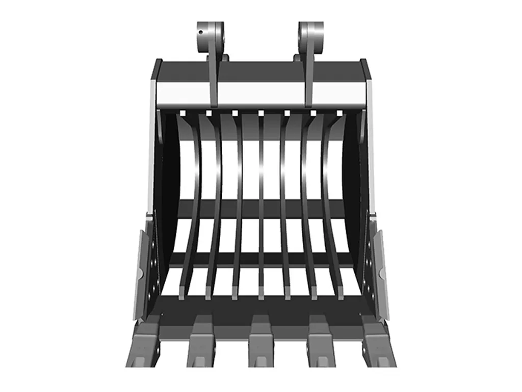 WERK-BRAU Skeleton Bucket for 11,000 - 16,000 lbs. Excavators. (Mini 3 & 4)