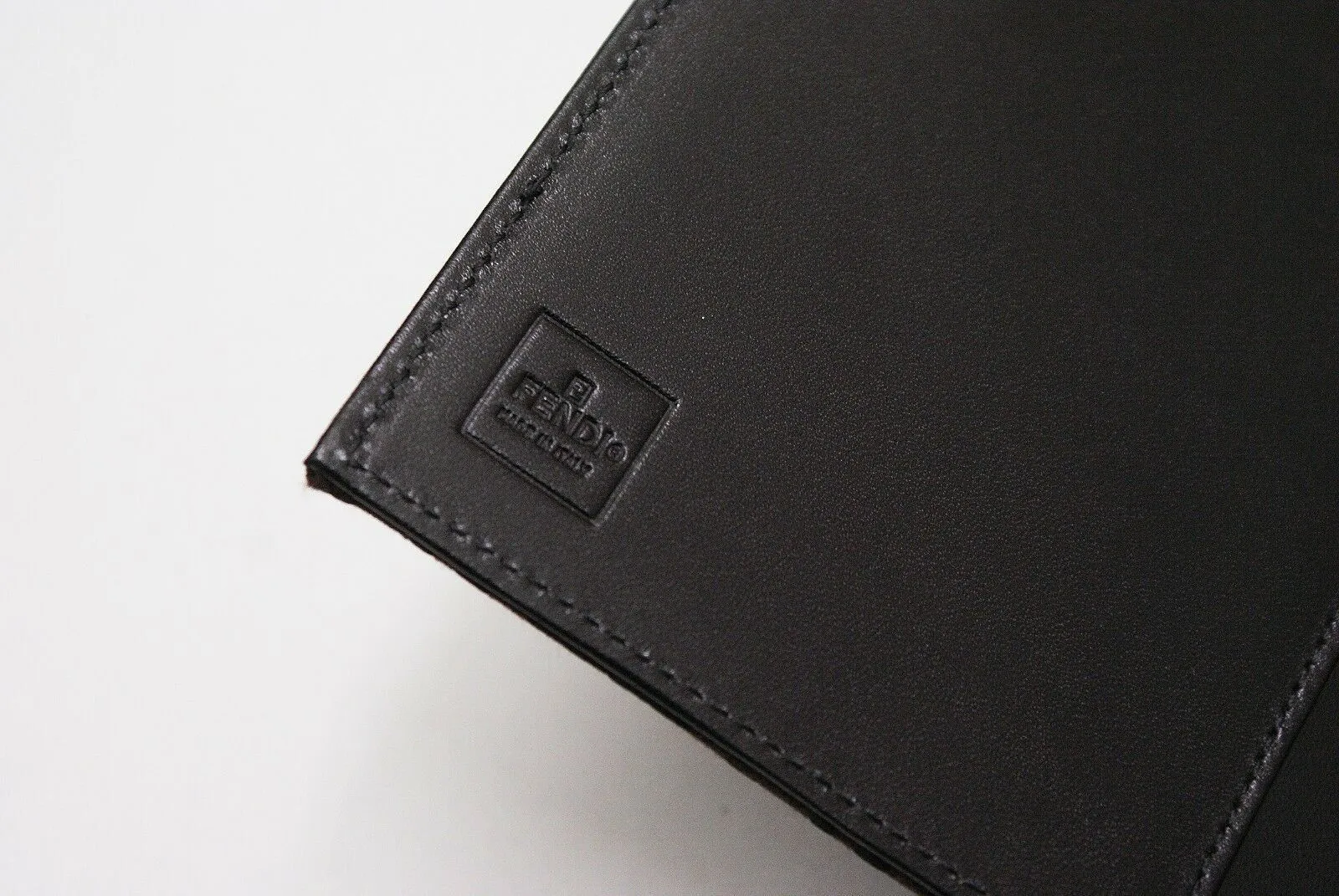 Zucca Monogram Print Leather Backed Diary